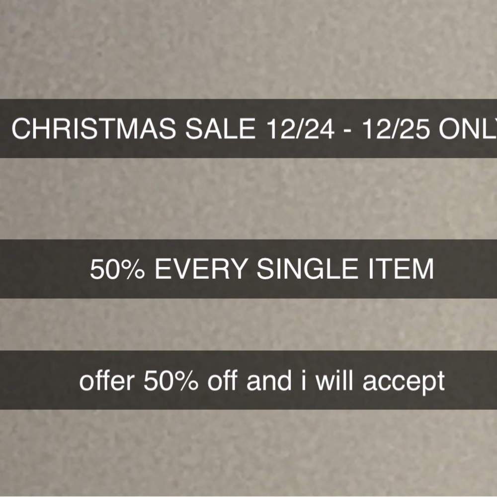 Christmas Sale Announcement